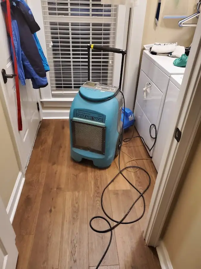 Commercial dehumidifier deployed for Flood Damage Cleanup in Statesboro